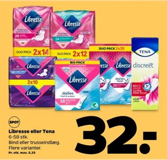 Netto Libresse bind tilbud