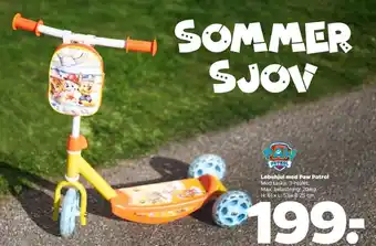 Netto Paw patrol løbehjul tilbud