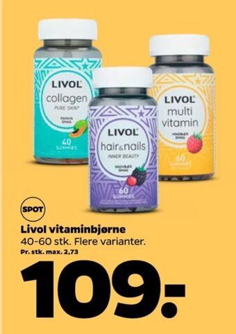 Netto Livol multi vitaminer tilbud