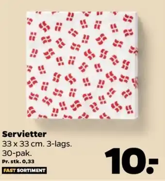 Netto Nord home living servietter tilbud