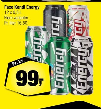 Calle Faxe Kondi Energy tilbud