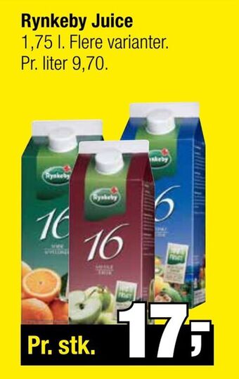 Calle Rynkeby Juice tilbud