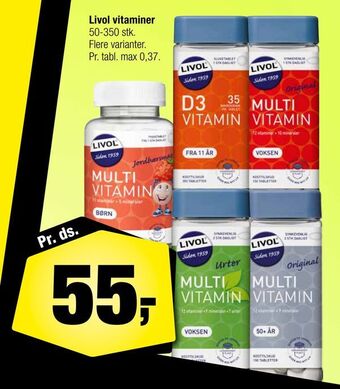 Calle Livol vitaminer tilbud