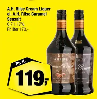A.H. Riise Cream Liquer el. A.H. Riise Caramel Seasalt