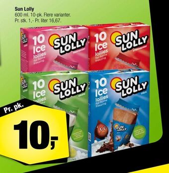 Calle Sun Lolly tilbud