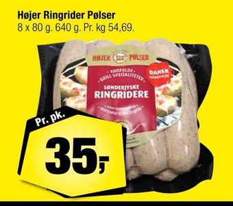 Calle Højer Ringrider Pølser tilbud