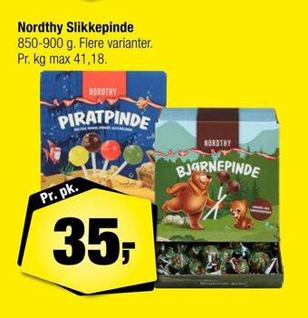 Calle Nordthy Slikkepinde tilbud