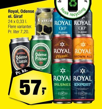 Calle Royal, Odense el. Giraf tilbud