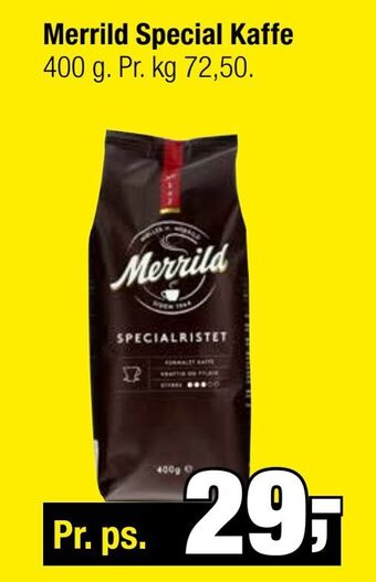 Calle Merrild Special Kaffe tilbud