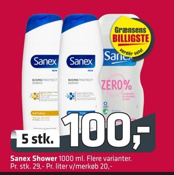Fleggaard Sanex Shower tilbud