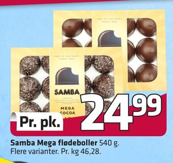 Fleggaard Samba Mega flødeboller tilbud