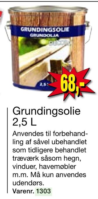 Harald Nyborg Grundingsolie tilbud