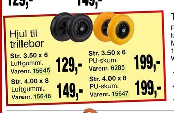 Harald Nyborg Hjul til trillebør tilbud