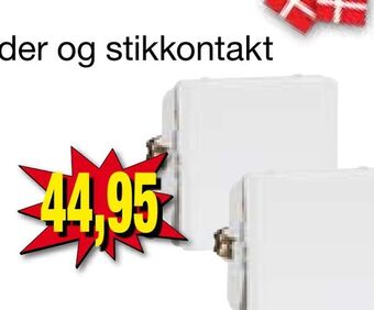 FUGA Afbryder og stikkontakt