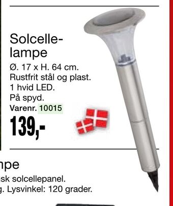 Harald Nyborg Solcelle lampe tilbud