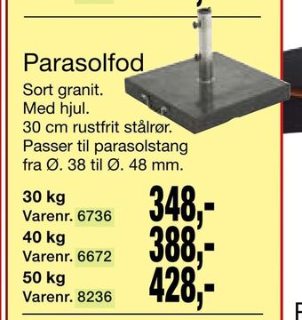 Harald Nyborg Parasolfod tilbud