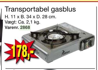 Harald Nyborg Transportabel gasblus tilbud
