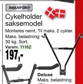 Cykelholder saksemodel