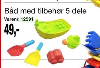 Harald Nyborg Båd med tilbehør 5 dele tilbud