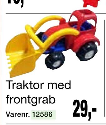 Traktor med frontgrab
