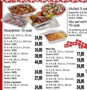 Harald Nyborg Alubakker 10-pak tilbud