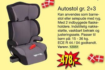 Harald Nyborg Autostol gr. 2+3 tilbud