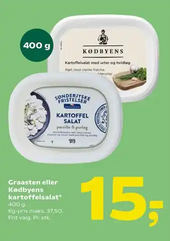 Coop 365 Graasten eller Kødbyens kartoffelsalat tilbud
