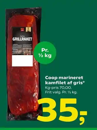 Coop 365 Coop marineret kamfilet af gris tilbud