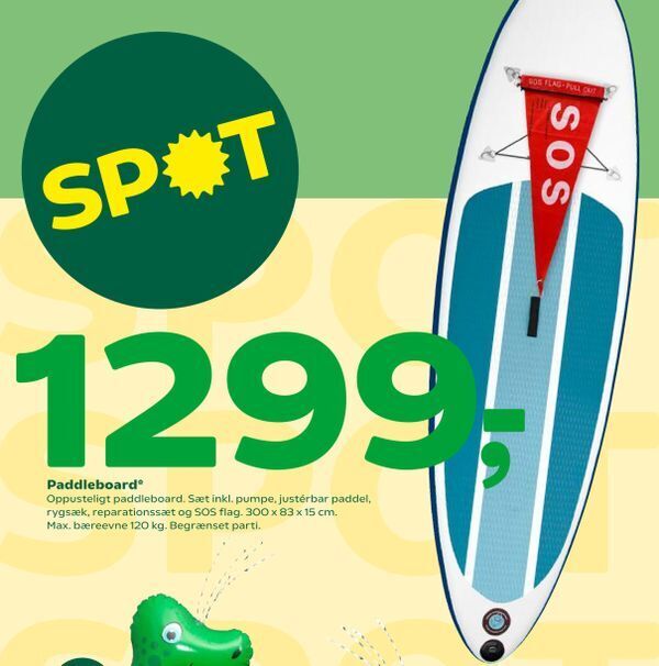 Paddleboard tilbud hos Coop 365