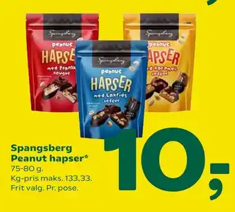 Coop 365 Spangsberg Peanut hapser tilbud