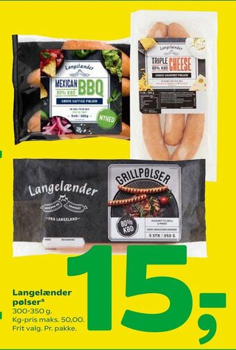 Coop 365 Langelænder pølser tilbud