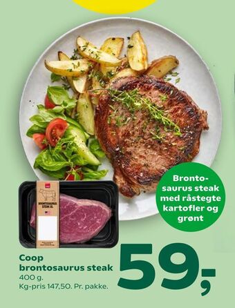 Coop 365 Coop brontosaurus steak tilbud