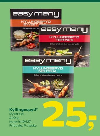 Coop 365 Kyllingespyd tilbud