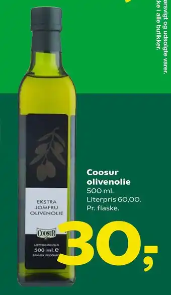Coop 365 Coosur olivenolie tilbud