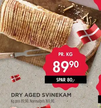 MENY Dry aged svinekam tilbud