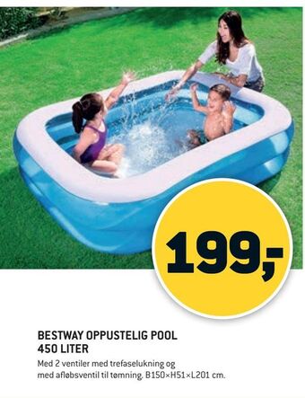 XL-BYG Bestway oppustelig pool tilbud