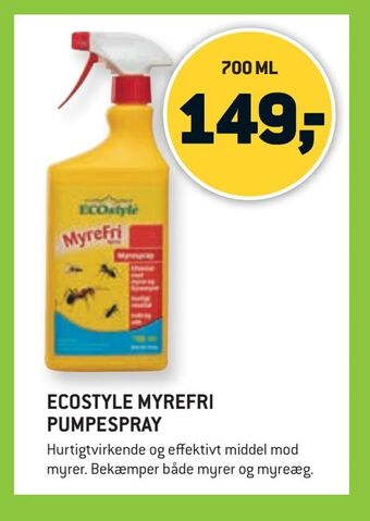 XL-BYG Ecostyle myrefri pumpespray tilbud