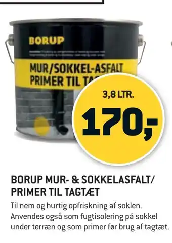 XL-BYG Borup mur- & sokkelasfalt/ primer til tagtæt tilbud