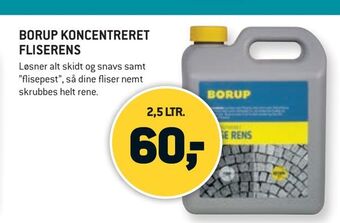XL-BYG Borup koncentreret fliserens tilbud