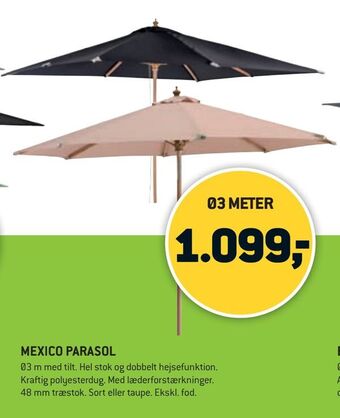 XL-BYG Mexico parasol tilbud