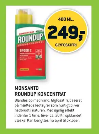 Monsanto roundup koncentrat