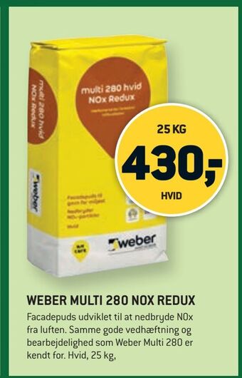 Weber multi 280 nox redux
