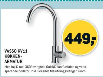 XL-BYG Vasso kv11 køkkenarmatur tilbud