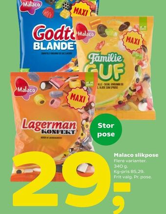 Coop 365 Malaco slikpose tilbud