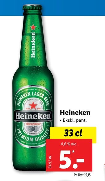 Lidl Heineken tilbud