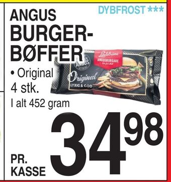 ABC Lavpris Burgerbøffer tilbud