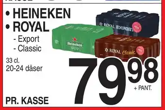ABC Lavpris Heineken • Royal tilbud