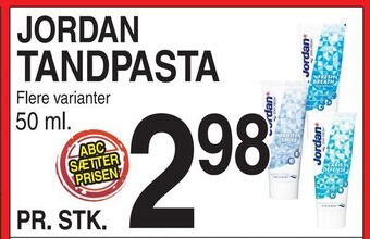 ABC Lavpris Tandpasta tilbud