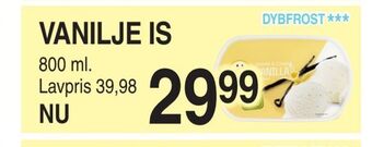 ABC Lavpris Vanilje is tilbud