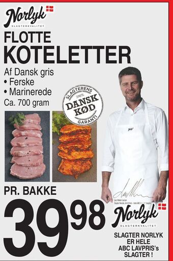 ABC Lavpris Flotte koteletter tilbud